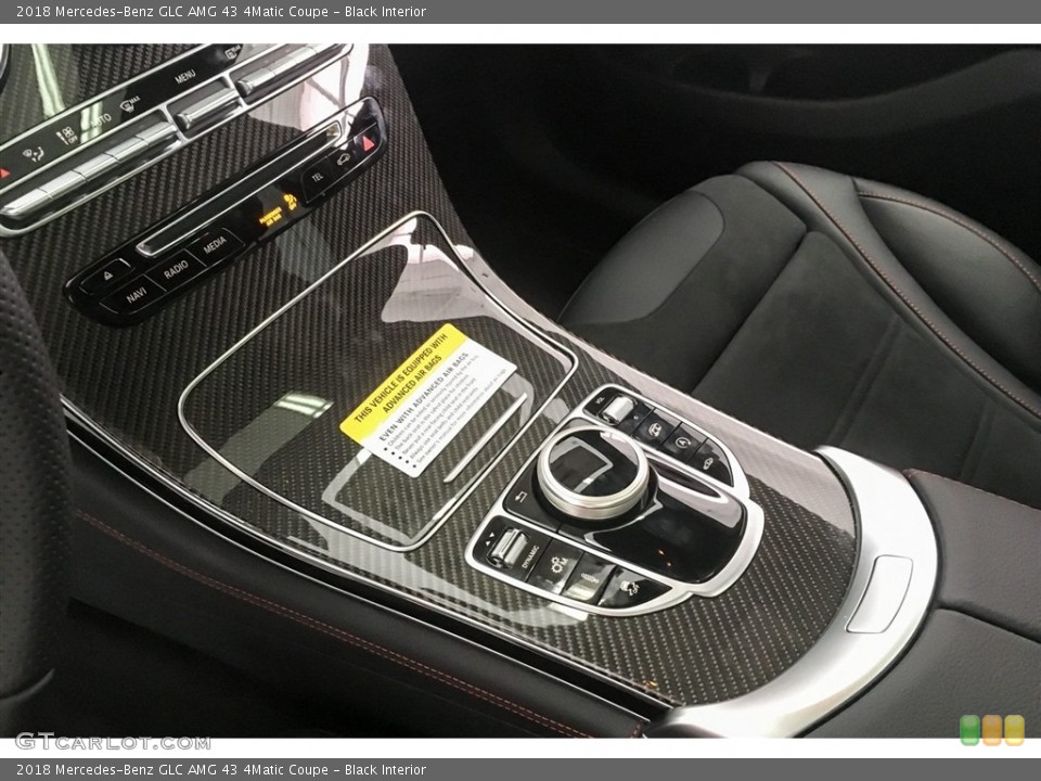 Black Interior Controls for the 2018 Mercedes-Benz GLC AMG 43 4Matic Coupe #127403349