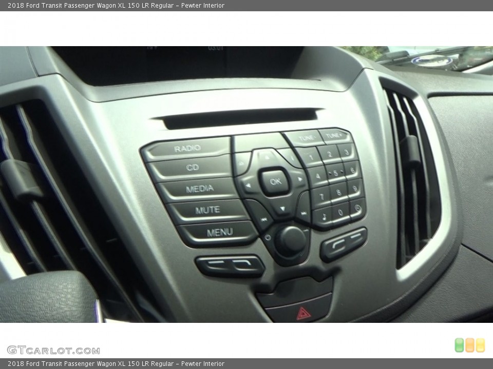 Pewter Interior Controls for the 2018 Ford Transit Passenger Wagon XL 150 LR Regular #127407108