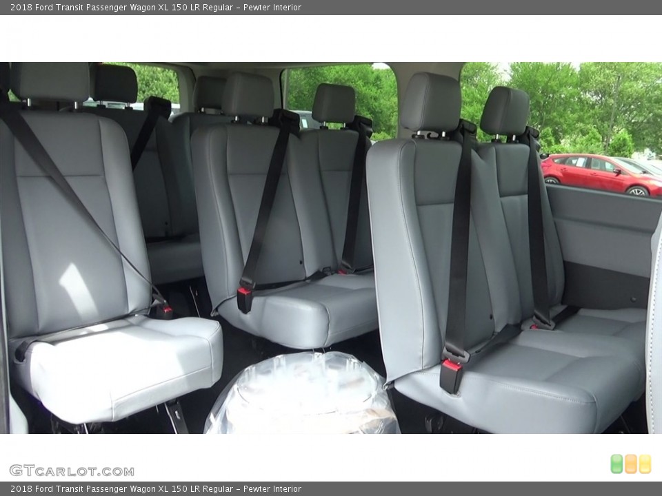 Pewter Interior Rear Seat for the 2018 Ford Transit Passenger Wagon XL 150 LR Regular #127407246