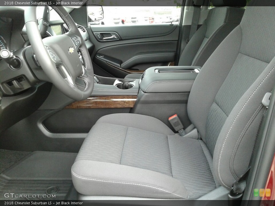 Jet Black Interior Photo for the 2018 Chevrolet Suburban LS #127409004