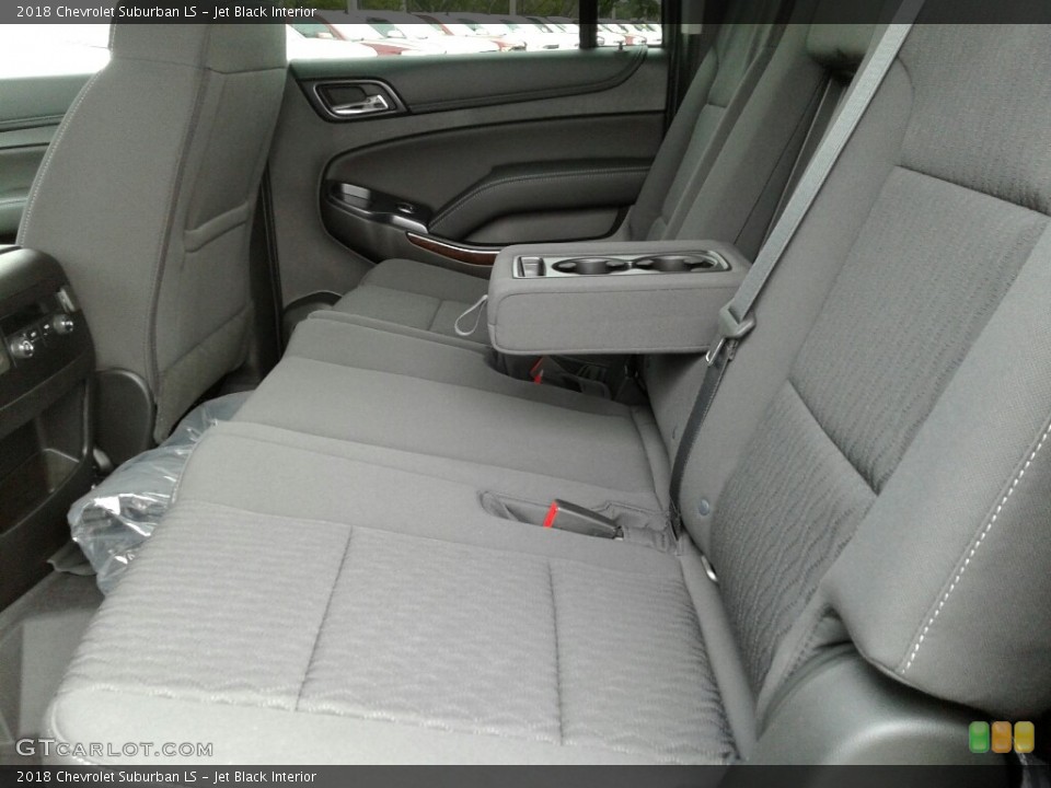 Jet Black Interior Rear Seat for the 2018 Chevrolet Suburban LS #127409028