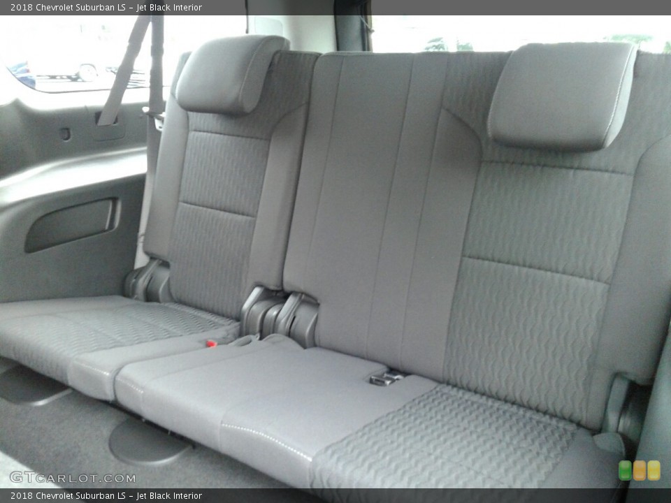 Jet Black Interior Rear Seat for the 2018 Chevrolet Suburban LS #127409046