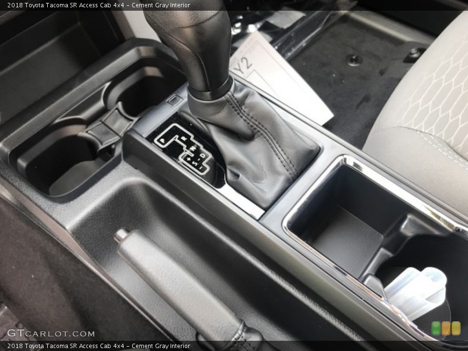 Cement Gray Interior Transmission for the 2018 Toyota Tacoma SR Access Cab 4x4 #127415782