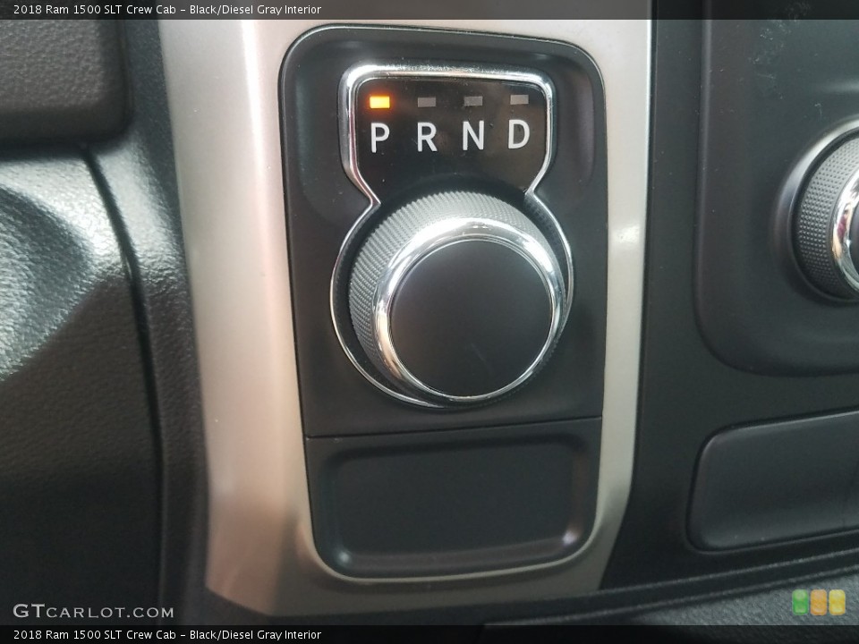 Black/Diesel Gray Interior Transmission for the 2018 Ram 1500 SLT Crew Cab #127417042