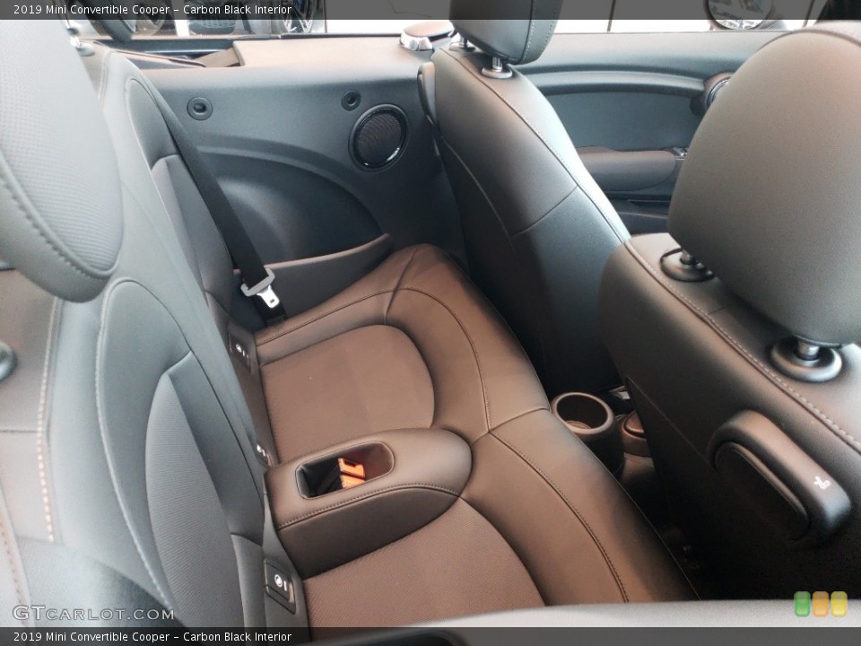Carbon Black Interior Rear Seat for the 2019 Mini Convertible Cooper #127422818