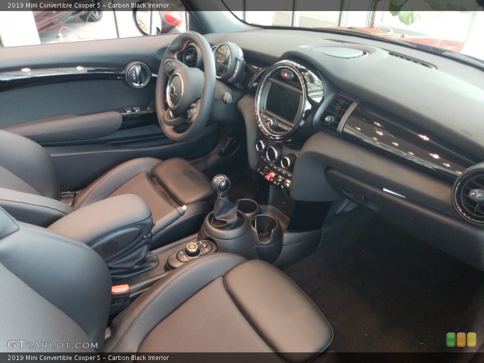 Carbon Black Interior Photo for the 2019 Mini Convertible Cooper S #127424030