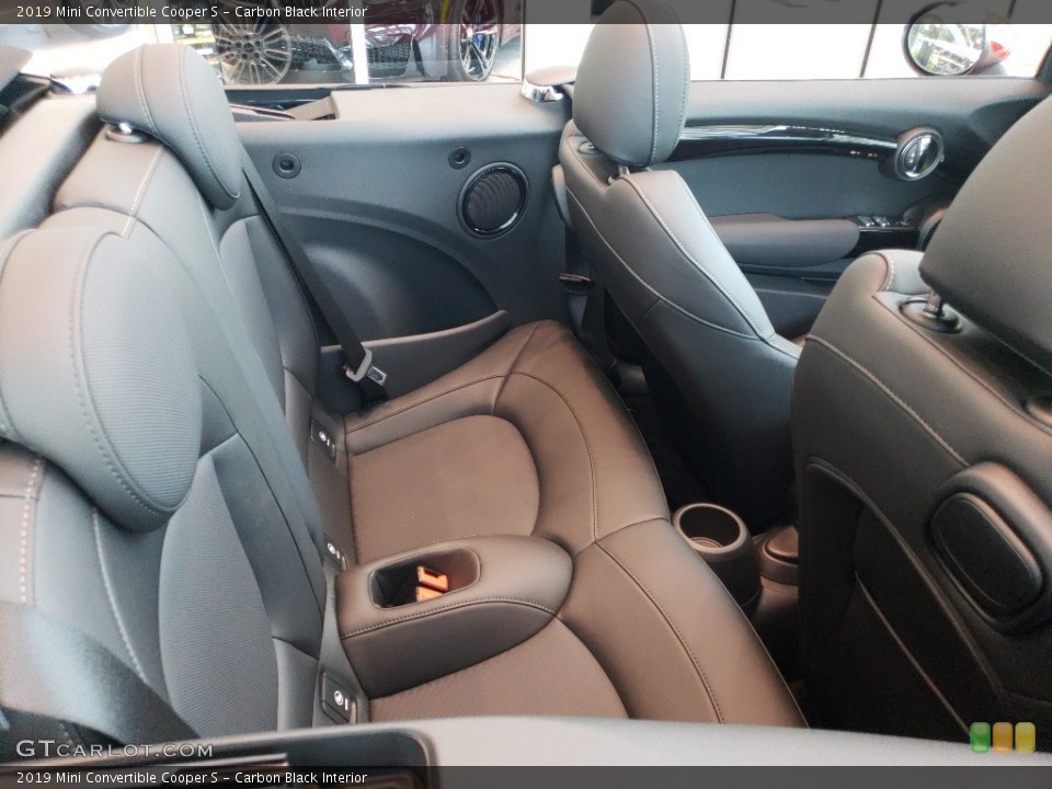 Carbon Black Interior Rear Seat for the 2019 Mini Convertible Cooper S #127424057