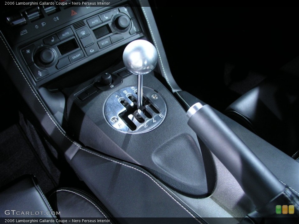 Nero Perseus Interior Transmission for the 2006 Lamborghini Gallardo Coupe #127429