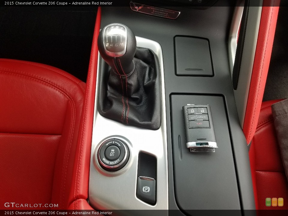 Adrenaline Red Interior Transmission for the 2015 Chevrolet Corvette Z06 Coupe #127429676
