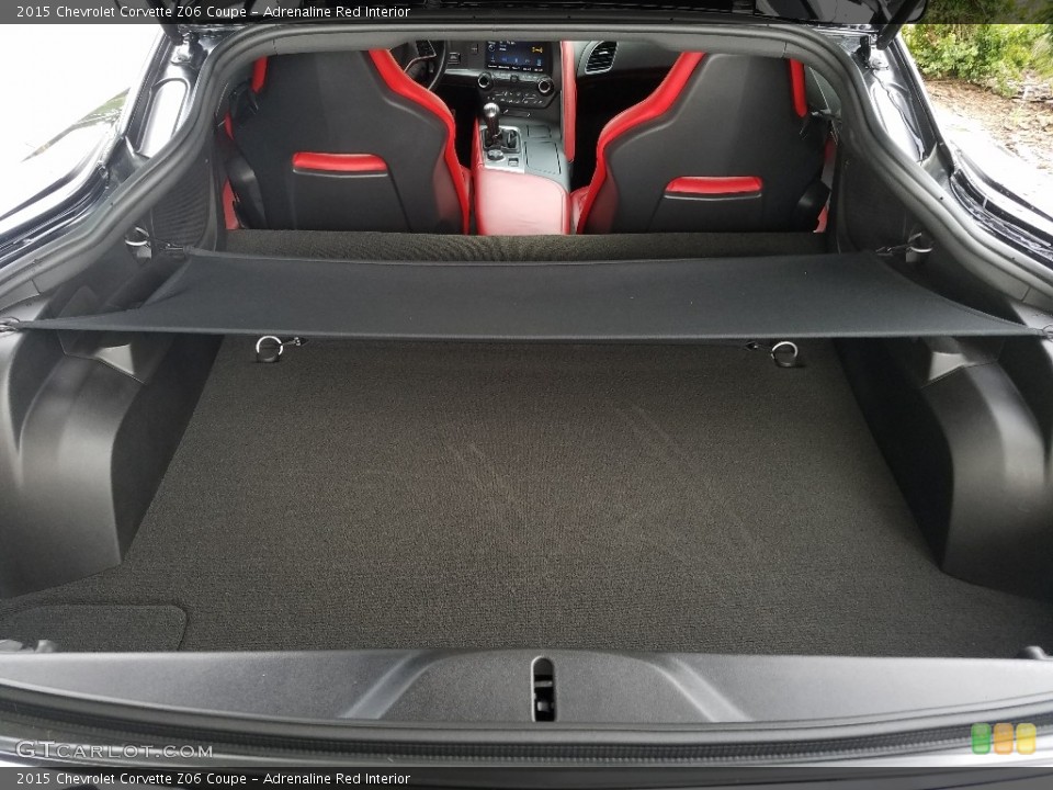 Adrenaline Red Interior Trunk for the 2015 Chevrolet Corvette Z06 Coupe #127429739