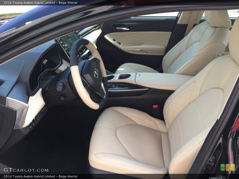 Beige Interior Front Seat for the 2019 Toyota Avalon Hybrid Limited #127431152
