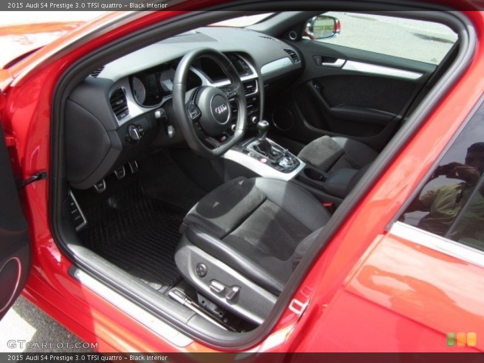 Black Interior Front Seat for the 2015 Audi S4 Prestige 3.0 TFSI quattro #127435820