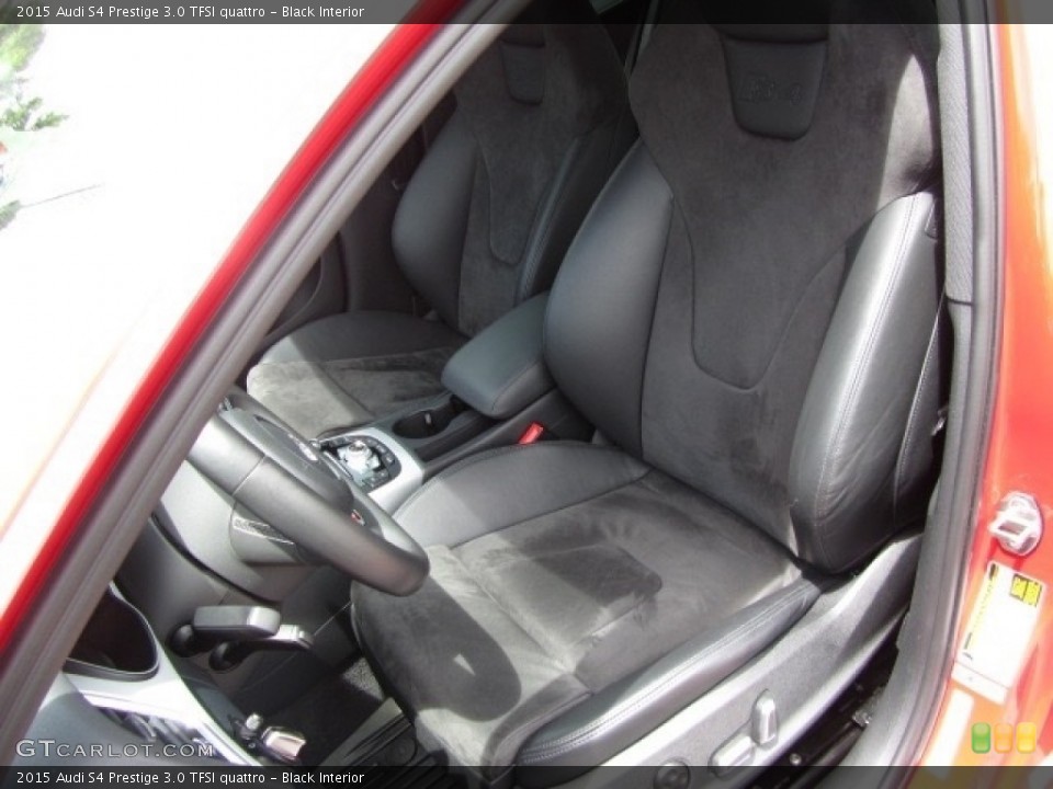 Black Interior Front Seat for the 2015 Audi S4 Prestige 3.0 TFSI quattro #127435829