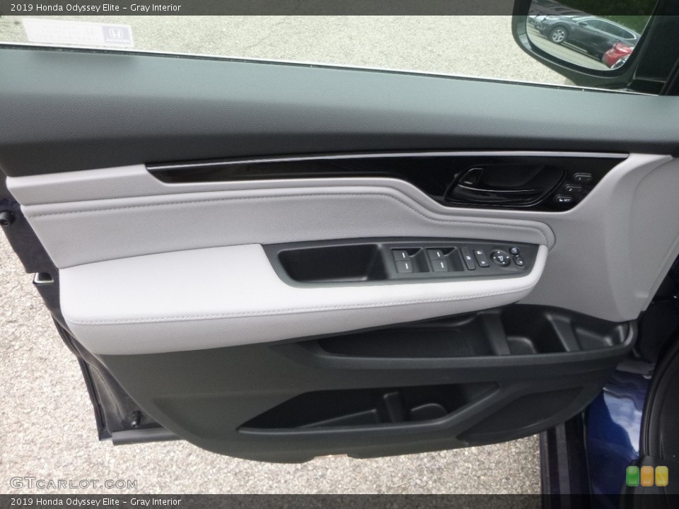 Gray Interior Door Panel for the 2019 Honda Odyssey Elite #127438475