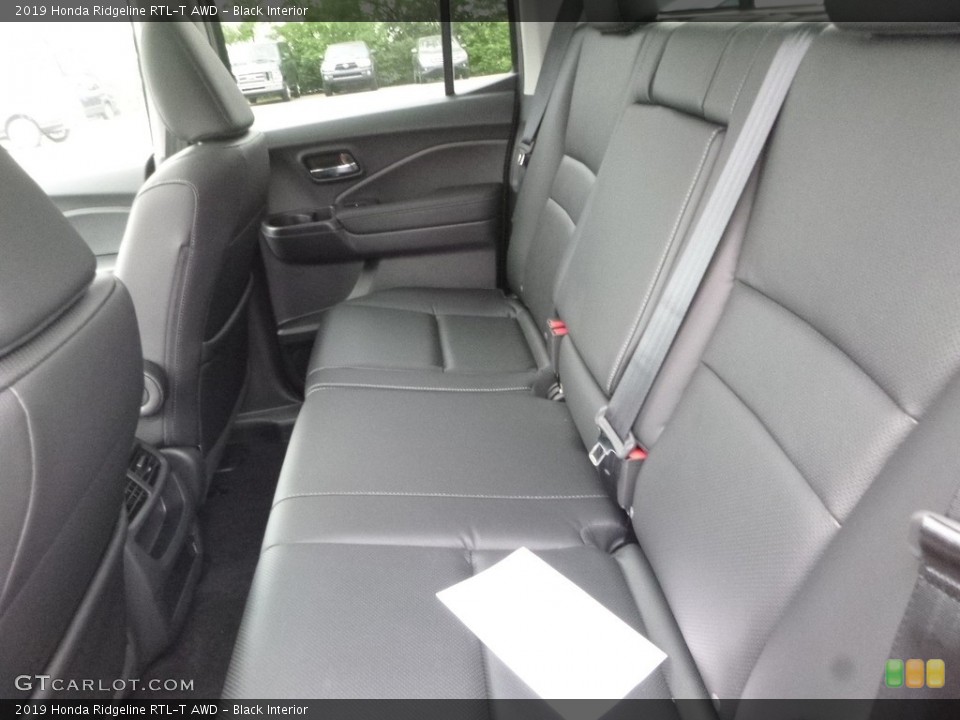 Black Interior Rear Seat for the 2019 Honda Ridgeline RTL-T AWD #127438819
