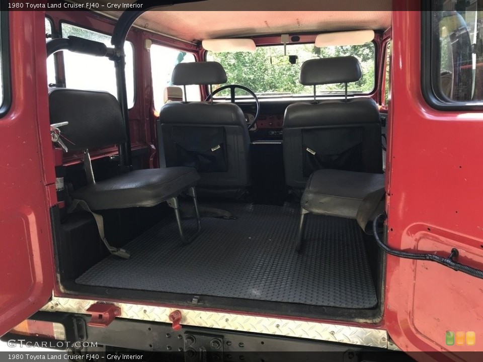 Grey Interior Trunk for the 1980 Toyota Land Cruiser FJ40 #127442261
