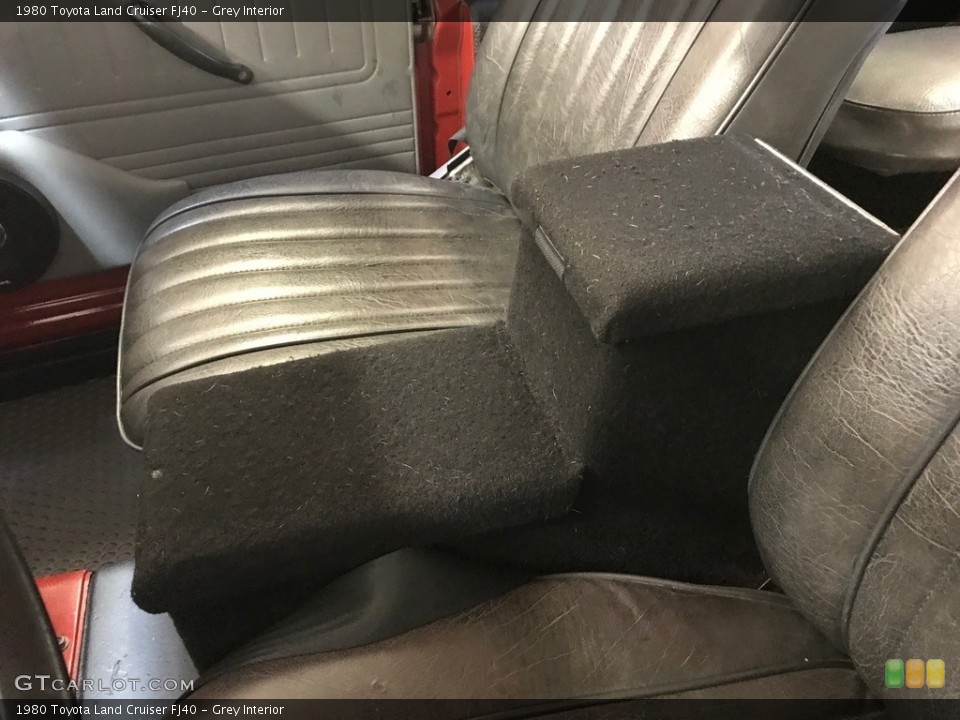 Grey Interior Front Seat for the 1980 Toyota Land Cruiser FJ40 #127442366
