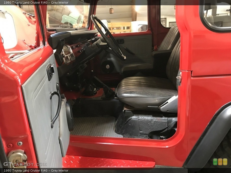 Grey Interior Photo for the 1980 Toyota Land Cruiser FJ40 #127442453
