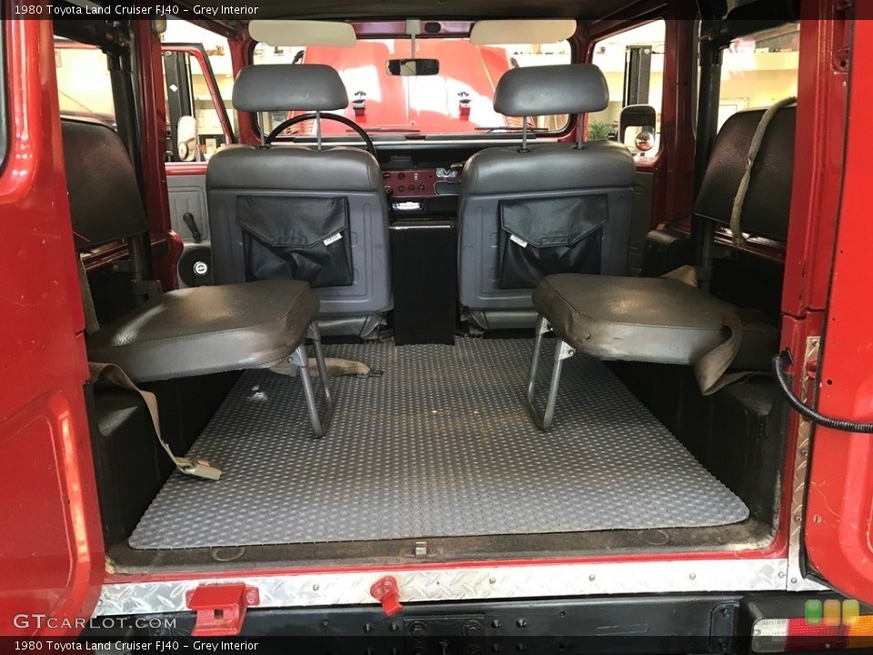 Grey Interior Rear Seat for the 1980 Toyota Land Cruiser FJ40 #127442723
