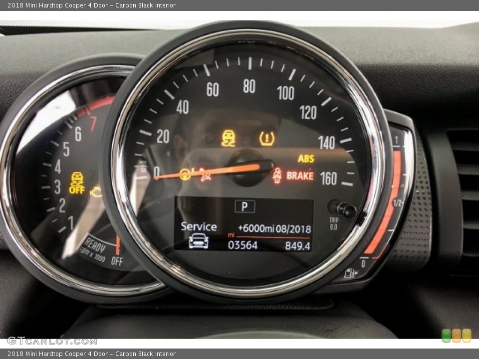 Carbon Black Interior Gauges for the 2018 Mini Hardtop Cooper 4 Door #127446581