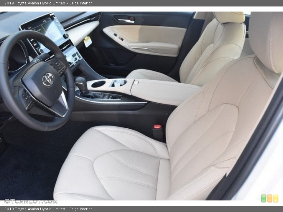 Beige Interior Front Seat for the 2019 Toyota Avalon Hybrid Limited #127449362