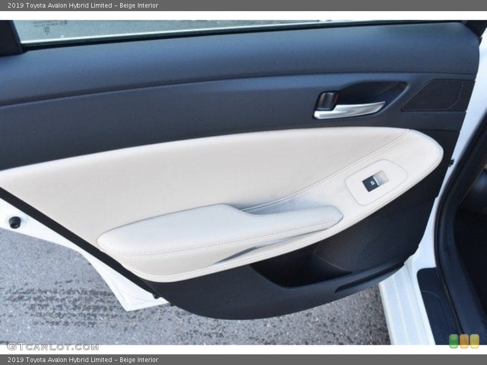 Beige Interior Door Panel for the 2019 Toyota Avalon Hybrid Limited #127449623