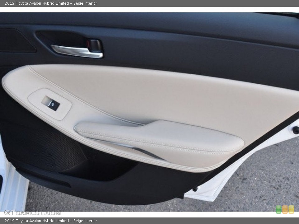 Beige Interior Door Panel for the 2019 Toyota Avalon Hybrid Limited #127449656