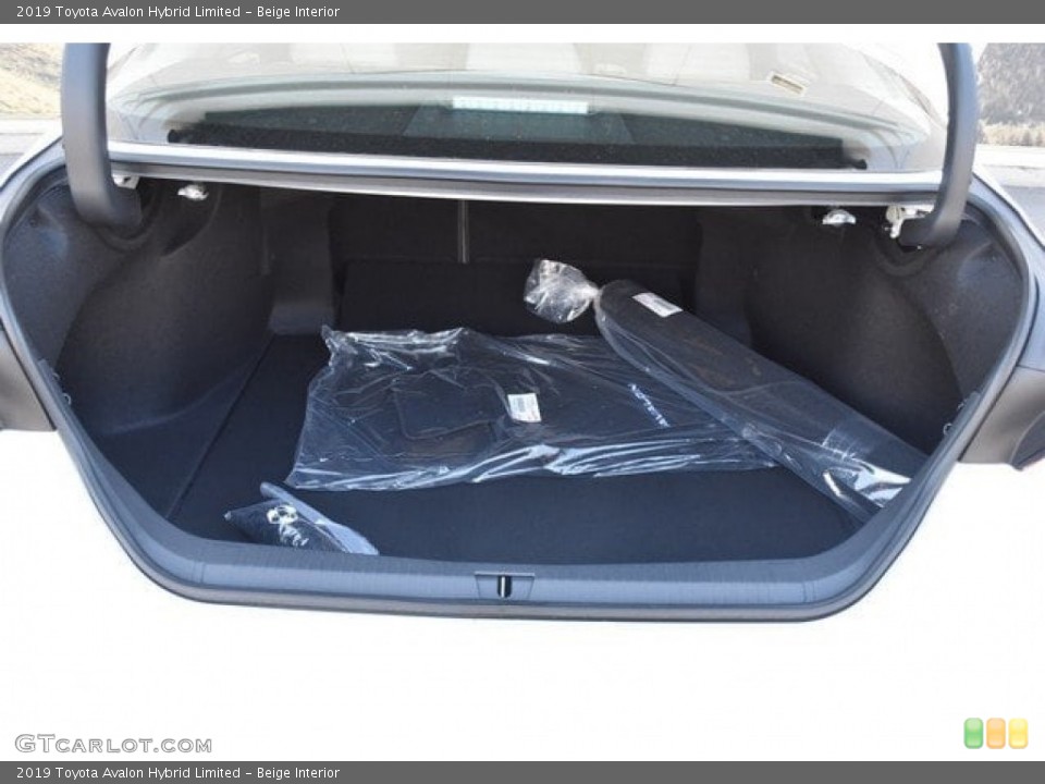 Beige Interior Trunk for the 2019 Toyota Avalon Hybrid Limited #127449773
