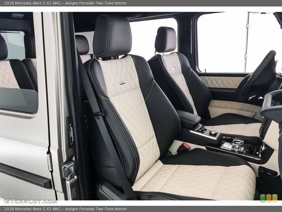 designo Porcelain Two-Tone Interior Front Seat for the 2018 Mercedes-Benz G 63 AMG #127458563