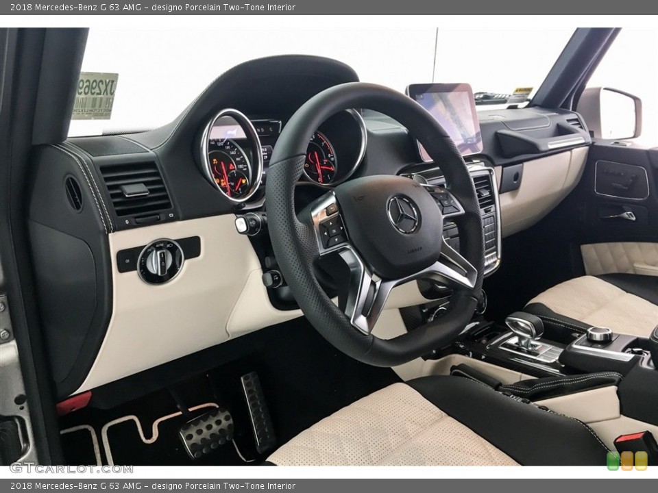designo Porcelain Two-Tone Interior Dashboard for the 2018 Mercedes-Benz G 63 AMG #127458734