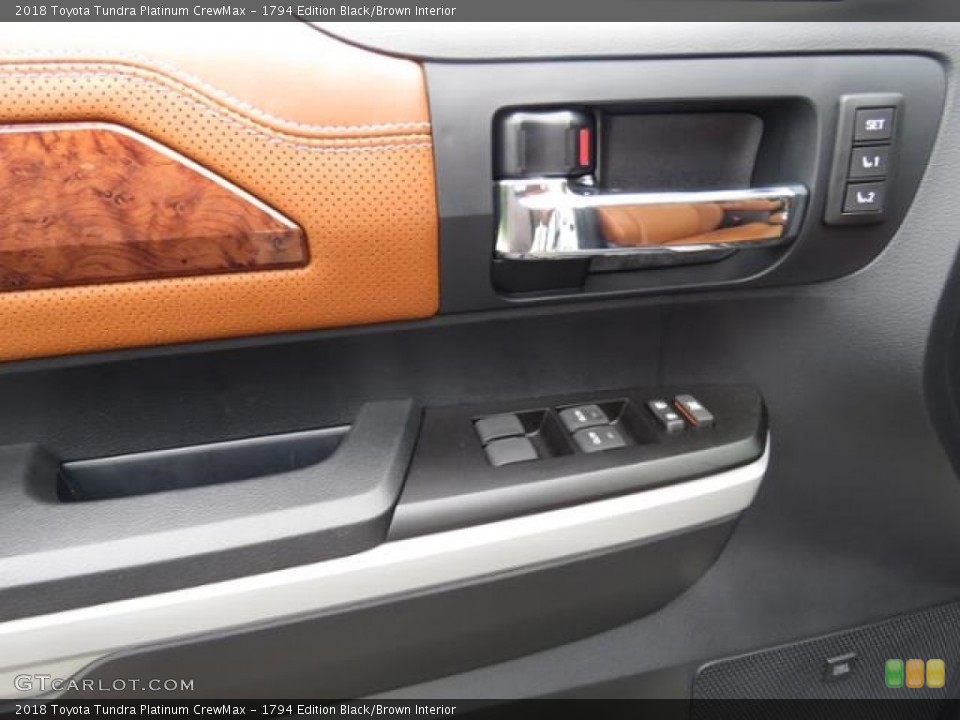 1794 Edition Black/Brown Interior Controls for the 2018 Toyota Tundra Platinum CrewMax #127470570