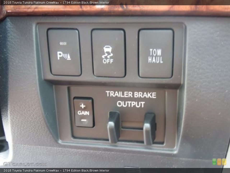 1794 Edition Black/Brown Interior Controls for the 2018 Toyota Tundra Platinum CrewMax #127470720