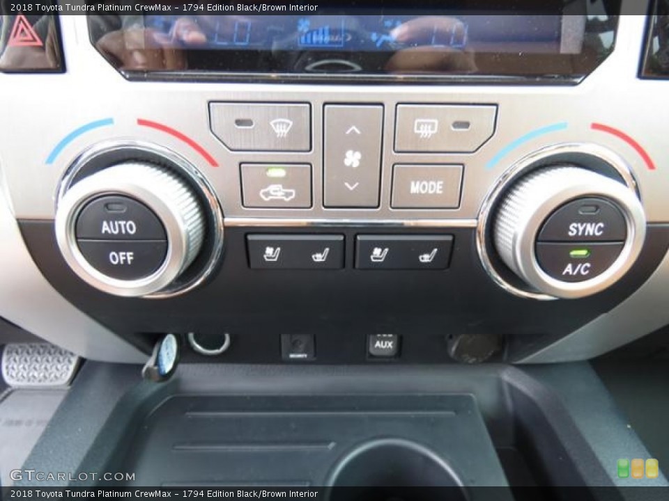 1794 Edition Black/Brown Interior Controls for the 2018 Toyota Tundra Platinum CrewMax #127470756