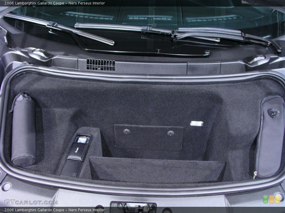 Nero Perseus Interior Trunk for the 2006 Lamborghini Gallardo Coupe #127471