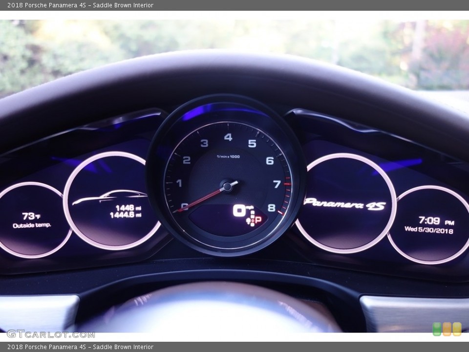 Saddle Brown Interior Gauges for the 2018 Porsche Panamera 4S #127487024