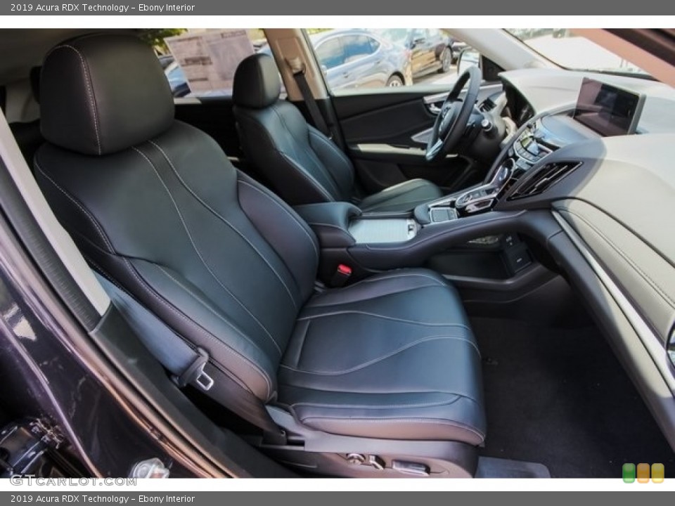 Ebony Interior Front Seat for the 2019 Acura RDX Technology #127494170