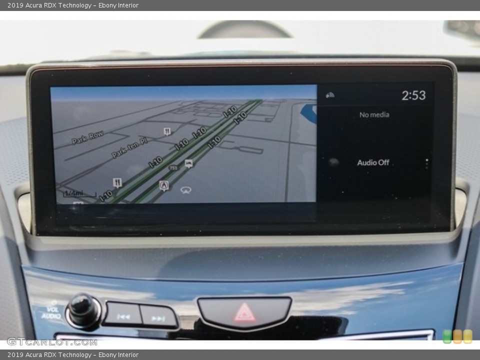 Ebony Interior Navigation for the 2019 Acura RDX Technology #127494270