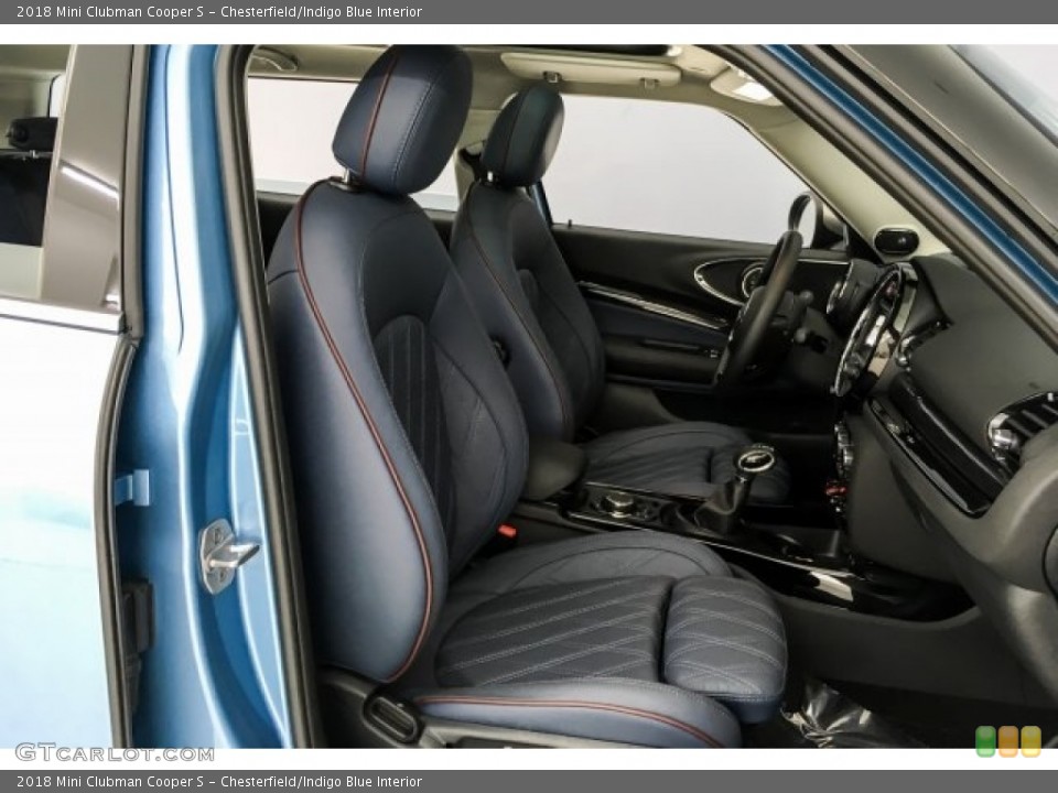 Chesterfield/Indigo Blue Interior Front Seat for the 2018 Mini Clubman Cooper S #127501451