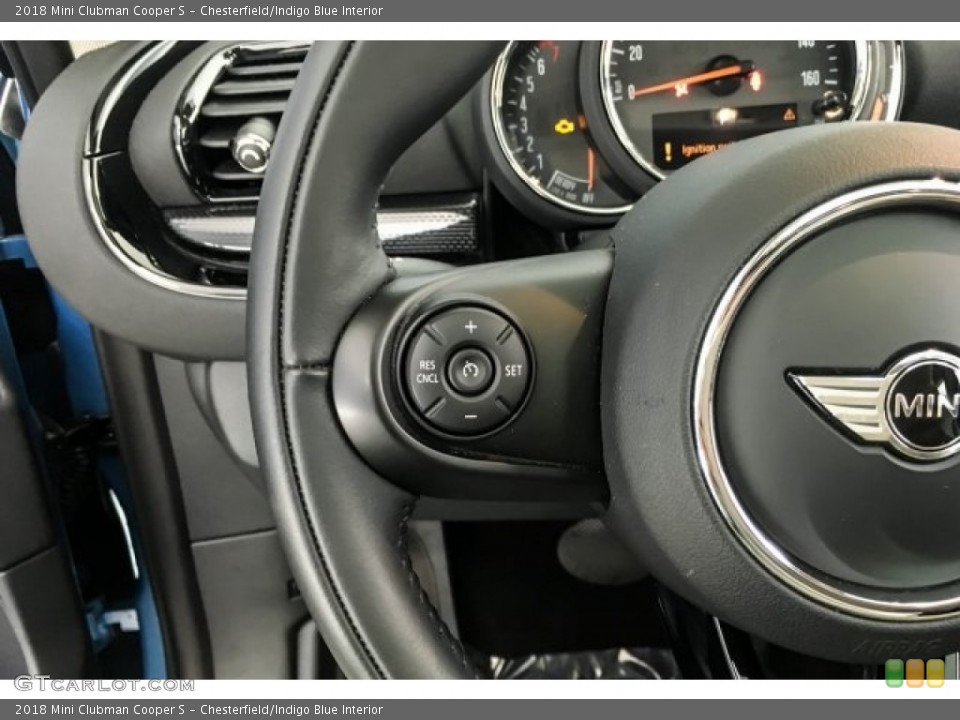 Chesterfield/Indigo Blue Interior Steering Wheel for the 2018 Mini Clubman Cooper S #127501637