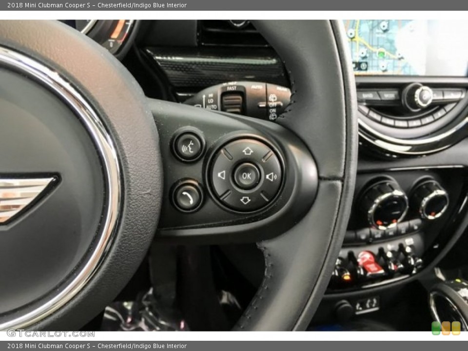 Chesterfield/Indigo Blue Interior Steering Wheel for the 2018 Mini Clubman Cooper S #127501652