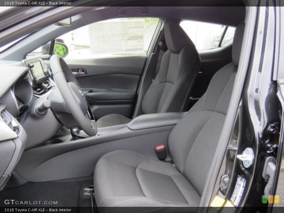 Black Interior Front Seat for the 2018 Toyota C-HR XLE #127503605