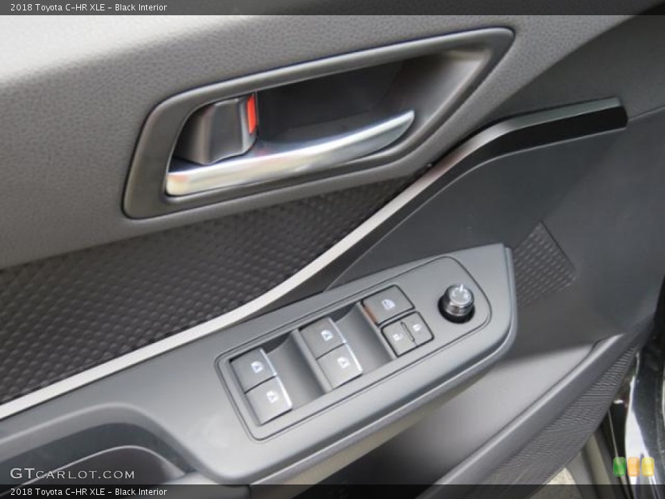 Black Interior Controls for the 2018 Toyota C-HR XLE #127503632