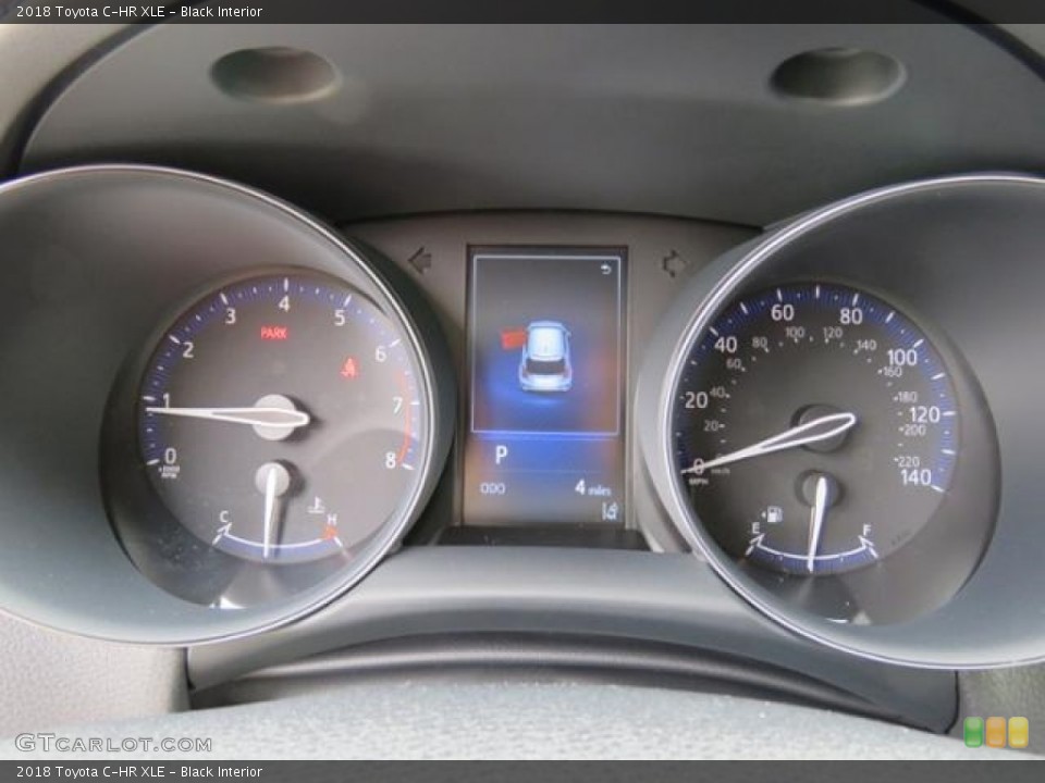 Black Interior Gauges for the 2018 Toyota C-HR XLE #127503644