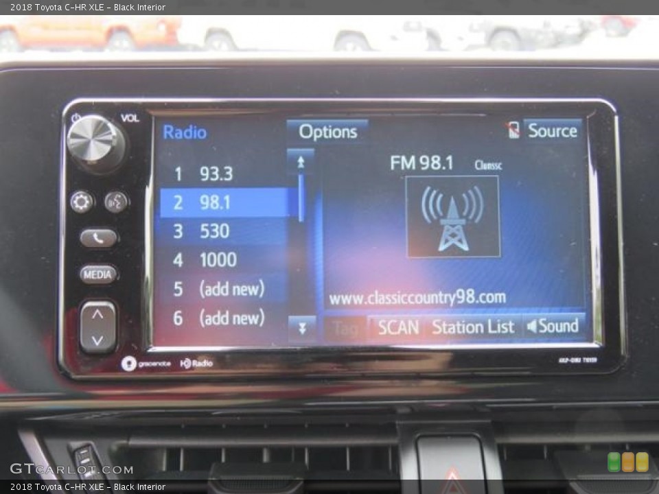Black Interior Audio System for the 2018 Toyota C-HR XLE #127503668