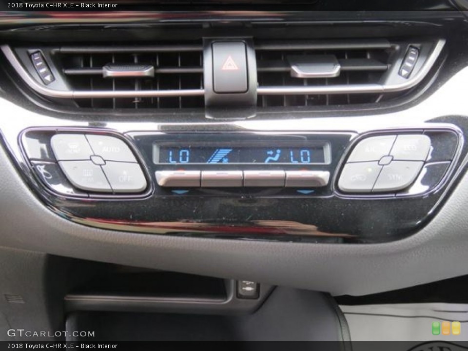Black Interior Controls for the 2018 Toyota C-HR XLE #127503674