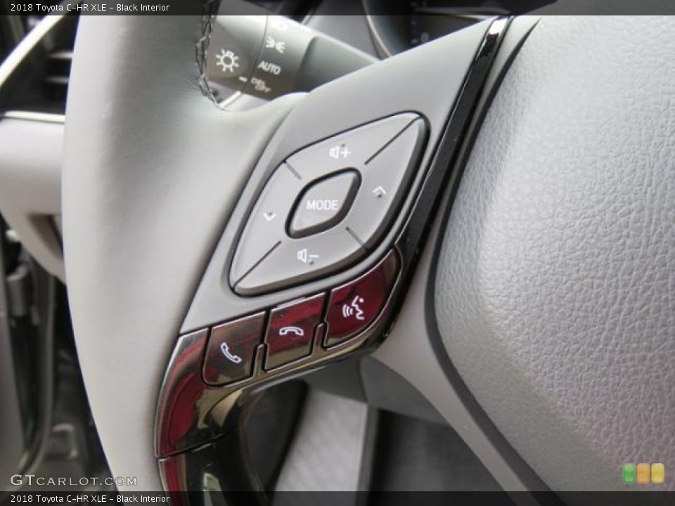 Black Interior Controls for the 2018 Toyota C-HR XLE #127503707