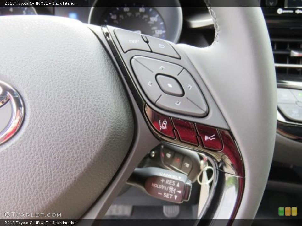 Black Interior Controls for the 2018 Toyota C-HR XLE #127503725