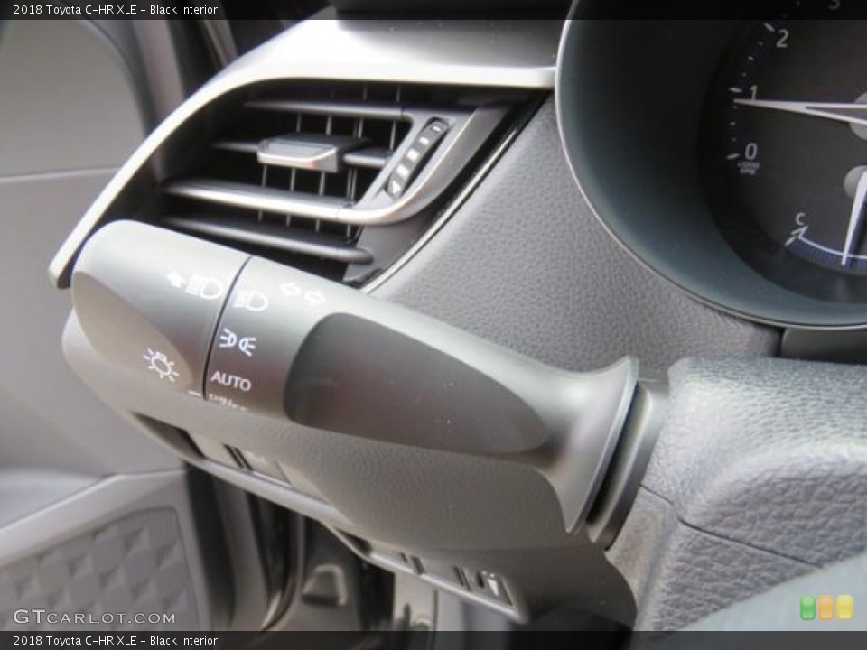 Black Interior Controls for the 2018 Toyota C-HR XLE #127503746