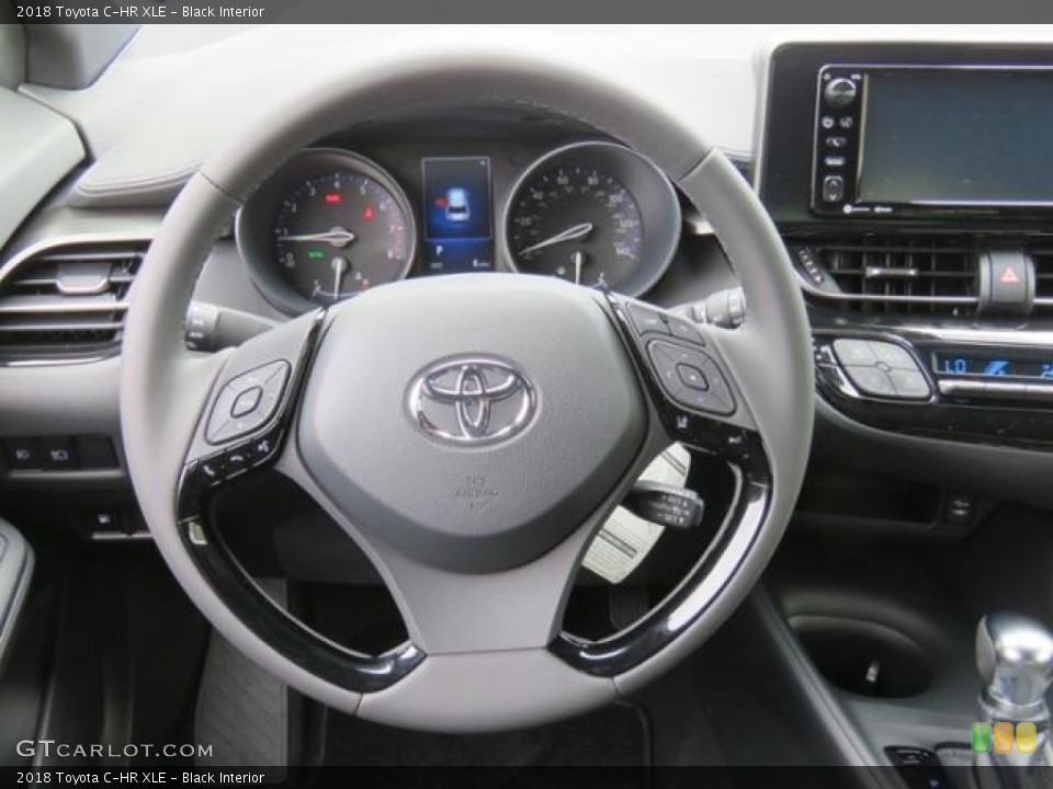 Black Interior Steering Wheel for the 2018 Toyota C-HR XLE #127504787