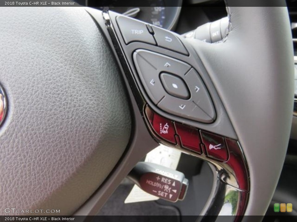 Black Interior Controls for the 2018 Toyota C-HR XLE #127504964